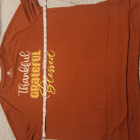 Fall, Thanksgiving Women's, Comfy Casual Soft Crewneck Longsleeve Shirt - Picture 3 of 10